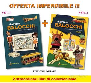 2 rari libri ANTICHI BALOCCHI vol1-2 Giocattoli
