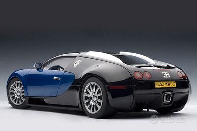 Bugatti Veyron 16.4 (Black/Blue) 1/18 Autoart