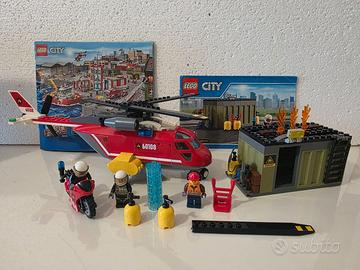 Set lego city 60108 Pompieri unità di Risposta
