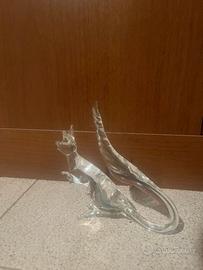 Scoiattolo in vetro soffiato