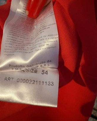Abito cerimonia lungo rosso Ghejtah More. 90€