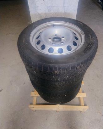 cerchi Countryman + gomme da neve  Michelin  