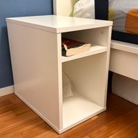 2 comodini ikea bianchi