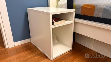 2 comodini ikea bianchi