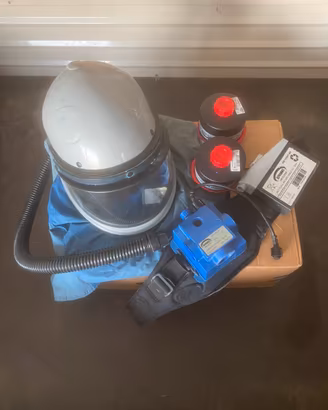 Casco ventilato spring protezione Agrofilter