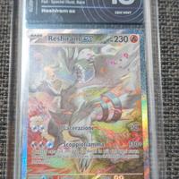 Reshiram WHT 166 AI Grading 10