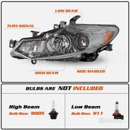 fari SAE Nissan Murano telaio Z51 dal 2008 al 2012