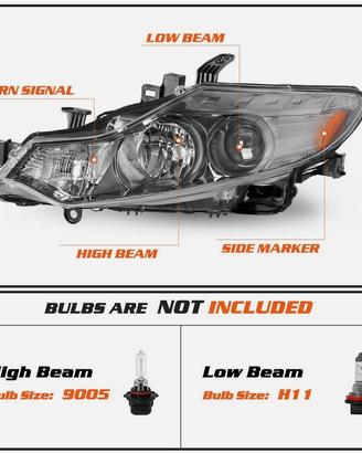 fari SAE Nissan Murano telaio Z51 dal 2008 al 2012