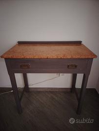 tavolino con piano in marmo 
