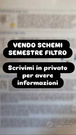 Schemi biologia e chimica semestre filtro
