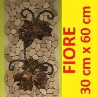 Ciottoli di fiume, FIORE a due tagli delle tessere