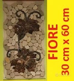 Ciottoli di fiume, FIORE a due tagli delle tessere