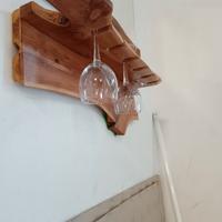 Porta calici in ginepro