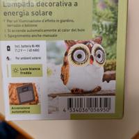 Lampada decorativa solare