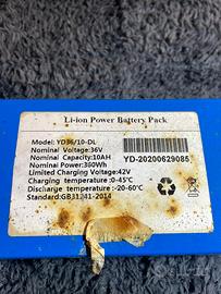 batteria monopattino 36 v