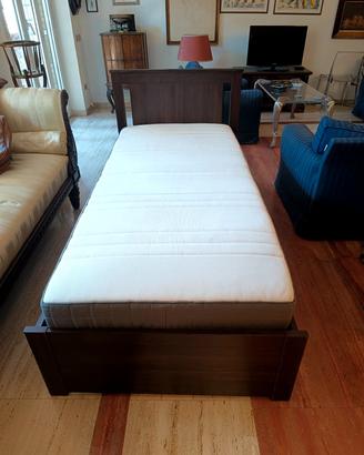 letto singolo e materasso ikea