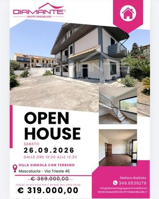 Open house sabato 26 settembre