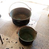 Conche in rame d'epoca