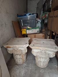 Capitelli in gesso/cemento