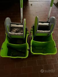 N. 2 carrelli  pulizie professionali