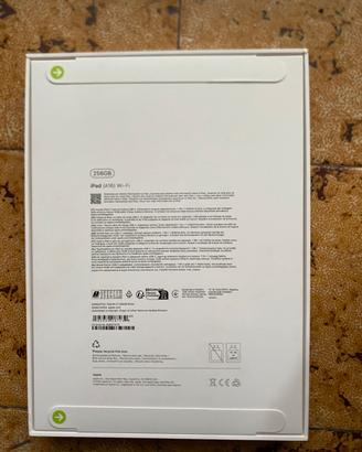 iPad A16 256GB Wi-Fi NUOVO SIGILLATO