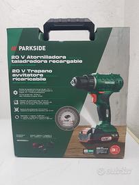 trapano avvitatore parkside completo €50