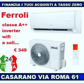 condizionatori Ferroli wifi 9000 / 12000 /18000btu