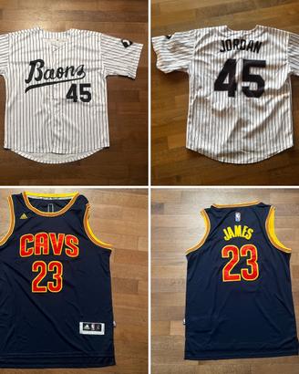 Set maglie t-shirt Lebron James e Jordan