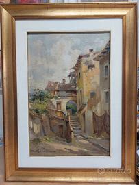 Anacleto (Cleto) Moiraghi anni 30. Olio su tela