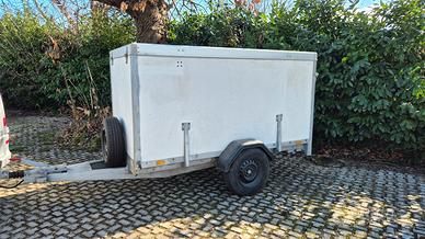 Carrello auto rimorchio furgonato