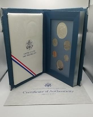 1987 Stati Uniti Prestige Set 6 monete