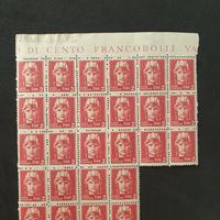 francobolli edizione Novara 2 lire 1945/46