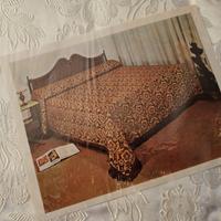 Copriletto matrimoniale damascato