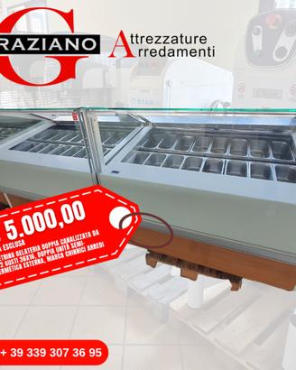 VETRINA GELATERIA 32 GUSTI BANCO GELATI ventilato