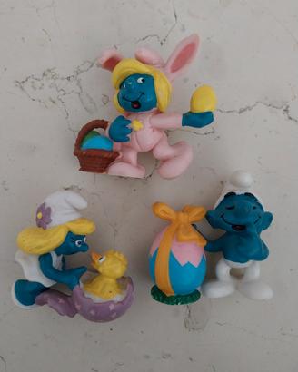 Puffi pasquali originali Peyo Schleich