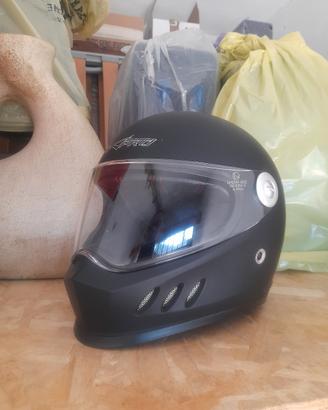 casco integrale custom cafe race 