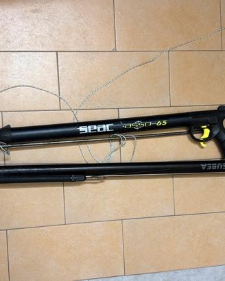 Scambiofucile da pesca Asso 65, subea 75 +2 canne