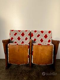 Sedie cinema fila da 2 linee&rombi