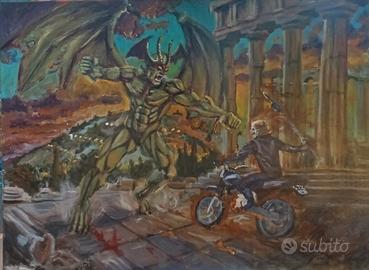 Ghost rider vs Devilman 