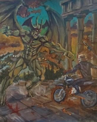 Ghost rider vs Devilman 