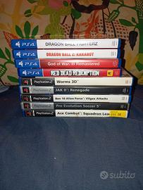 LOTTO GIOCHI PS4,PS2 Consegna solo Trieste a mano