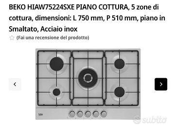 piano cottura NUOVO 5 fuochi