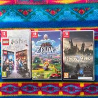 Set 3 giochi Nintendo switch: Harry Potter e Zelda
