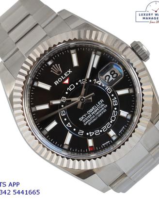 ROLEX Sky-Dweller 326934 Black Chromalight dial