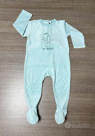 Tutina 18 mesi in ciniglia da neonato