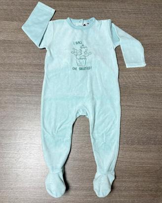 Tutina 18 mesi in ciniglia da neonato