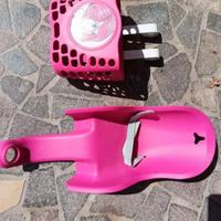 Cestino bici bambina e seggiolino bambola
