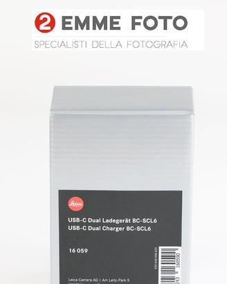 LEICA caricatore doppio USB-C BC-SCL6