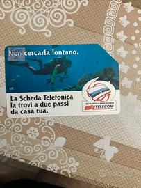 Scheda telefonica 608a variante punto bianco.