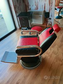 Poltrona da barbiere vintage